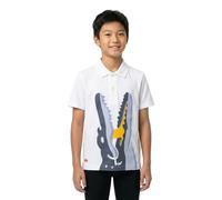 Lacoste - Bekleidung Watercolor Croc Polo - Weiß - Größe 14A