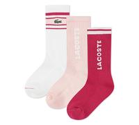 Lacoste Kids Stripe Crew Socken 3 Paare