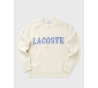 Lacoste KNIT LOGO SWEATER women Pullovers beige in Größe:S