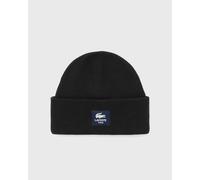 Lacoste KNITTED CAPS men Beanies black in Größe:ONE SIZE