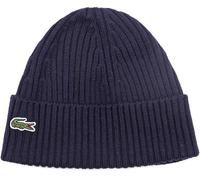 Lacoste Knitted Mütze Wolle Navy - Dunkelblau