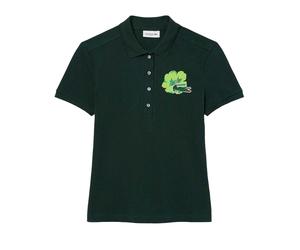 Lacoste - "L.12.D" Poloshirt für Damen, Stretch, Piqué, Schmal (Grün) EU 38 / UK 10