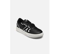 Lacoste Herren Low-Top Sneaker L001 123 7 SMA, Männer Halbschuhe,Sportschuhe,Freizeitschuhe,Turnschuhe,Laufschuhe,SCHWARZ/Weiss (312),43 EU / 9 UK