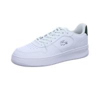 LACOSTE Herren Sneaker - L001 SET, Turnschuhe, Retro, Logo, Echtleder Weiß/Grün EUR 41