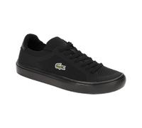 Lacoste La Piquee Schuhe schwarz Stoff Sneaker 0004 für Herren, schwarz, Größe 41 EU