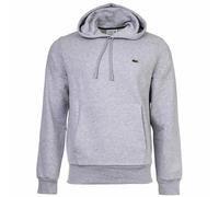 LACOSTE Herren Hoodie mit Kapuze - Sweatshirt, aufgerautes Fleece, Baumwoll-Mix Grau 4XL