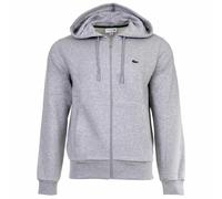 Lacoste Colorblock Full Zip Kapuzenjacke hellgrau - M