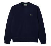 LACOSTE Herren Sweatshirt, Rundhals - Fleece, Classic Fit, Logo, Baumwoll-Mix Blau 6XL