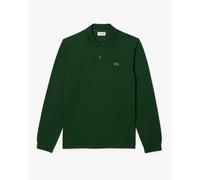 Lacoste 2 Ply Regular Pique Longsleeve Polo Shirt (M) (GREEN)