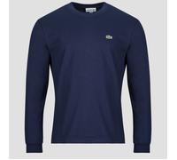 Lacoste Langarmshirt T-shirt manches longues en jersey de coton in Marine EU S