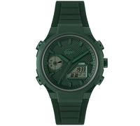 Chronograph LACOSTE "LC33", dunkelgrün, Armbanduhren, Herren, Quarzuhr, Armbanduhr, Herrenuhr, Silikonarmband, analog, digital, Tag (53627967-0) dunkelgrün