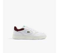 Lacoste Lineset Weiß/Rote Ledersneaker für Herren 44
