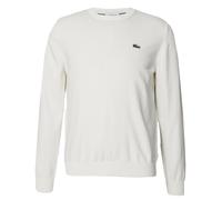 Lacoste Herren Pullover Rundhals AH0128, Männer Basic Strickpulli,Regular Fit,Weiß,5 (L)