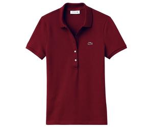 Lacoste Logo Womens Red Polo Shirt EU 42 / UK 8