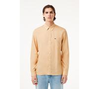 Lacoste Long Sleeve Woven Shirt Croissant Größe: 40 | Business hemden Outlet | Herren