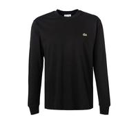 LACOSTE Longsleeve Herren Regular Fit Langarm Rundhals Baumwolle schwarz, 3XL