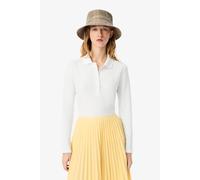 Lacoste Longsleeve Polo White Größe: 34 | Poloshirts Outlet | Damen | Weiß