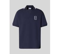 Lacoste Loose Fit Poloshirt in Marine, Größe S