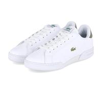 Lacoste 50SMA0050-2H4 Schnürhalbschuh Glattleder Herren in weiß - Gr. 46