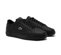 LACOSTE Herren Sneaker - Powercourt 125 , Turnschuhe, Echtleder, Logo Schwarz EUR 45