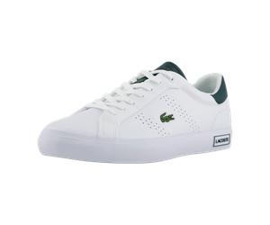 Lacoste M POWERCOURT 2.0 LEATHER für Herren, weiß, Größe 41 EU / 7,5 UK