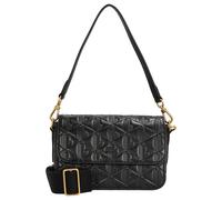 Lacoste Maheki Schultertasche schwarz, Leder, Damen