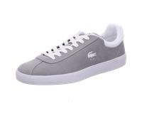 Ledersneaker mit Label-Patch und Logo-Print Modell 'BASESHOT' 45 men Hellgrau