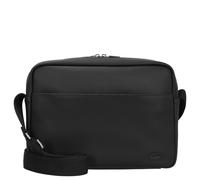 Lacoste Kuriertasche schwarz, Lederimitat, Herren