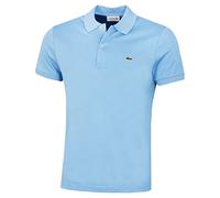 Lacoste Mens Short Sleeved Ribbed Collar Polo Shirt - Overview - Size 5 - L