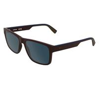 Lacoste Men's Sunglasses L6076S - Matte Burgungy with Solid Blue Lens