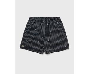 Lacoste Mid Length Crocodile Print Swim Trunks men Swimwear black in Größe:L