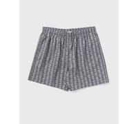 Lacoste Mid Length Monogram Print Swim Trunks men Swimwear grey in Größe:S