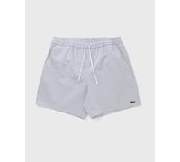 Lacoste Mid Length Striped Textured Swim Trunks men blue|white in Größe:L