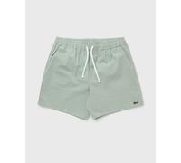 Lacoste Mid Length Striped Textured Swim Trunks men Swimwear white in Größe:XL