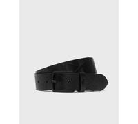 Lacoste Monogram Leather Belt men Belts black in Größe:100 CM