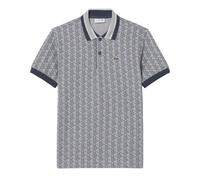 Lacoste Col Bord-Cotes T-Shirt grau schwarz - XL