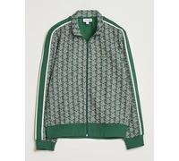 Lacoste Paris Monogram Full Zip Sweatshirt grün weiß - M