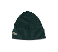 Lacoste Knitted Mütze Wolle Dunkelgrün - Dunkelgrün
