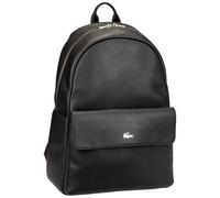Lacoste Business Rucksack schwarz, Lederimitat, Herren, 18L