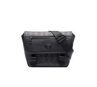 Lacoste - Nomogramme Small Flap Close Messenger Bag, Messenger Bag für Herren, Schwarz, Taglia unica