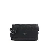 Lacoste Nomogramme Umhängetasche schwarz, Leder, Herren