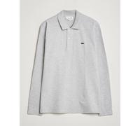 Lacoste Original Long Sleeve Polo Piké Silver Chine Grau L