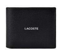 Lacoste Ossian Geldbörse RFID Schutz Leder 12 cm schwarz