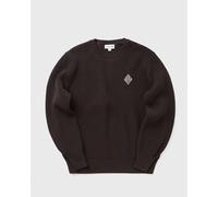Lacoste Pearl Rib Knit Badge Accent Sweater men Sweatshirts brown in Größe:XL