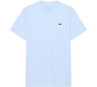Lacoste T‑Shirt Player Ultra‑Dry Crocodile Jacquard M Hellblau
