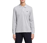 LACOSTE Polo Classic Cotton, langarm, silber