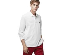 LACOSTE Polo Classic Cotton, langarm, weiss weiß