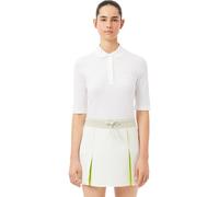Lacoste Slim Fit Damen Poloshirt weiss, Einfarbig