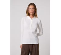 LACOSTE Polo Cotton, langarm, creme creme