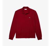 Lacoste Langarm-Poloshirt Classic Fit L1312 Bordeaux Größe L